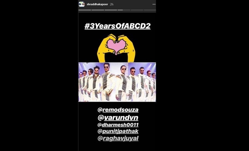 Screenshot from Instagram @shraddhakapoor
