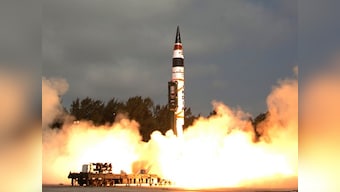 India successfully test-fires nuclear capable surface-to-surface ballistic missile Agni-V in Odisha