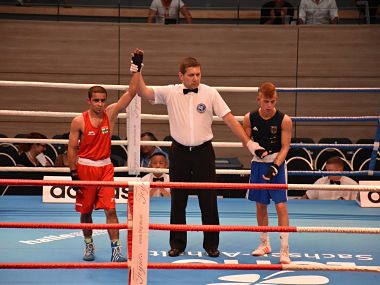 Chemistry Cup 2018: Amit Panghal, Gaurav Solanki cruise to semifinals; Vikas Krishan bows out Chemistry Cup 2018: Amit Panghal, Gaurav Solanki cruise to semifinals; Vikas Krishan bows out