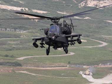 US approves sale of Apache helicopters, hellfire and stinger missiles to India ahead of first 2+2 dialogue US approves sale of Apache helicopters, hellfire and stinger missiles to India ahead of first 2+2 dialogue