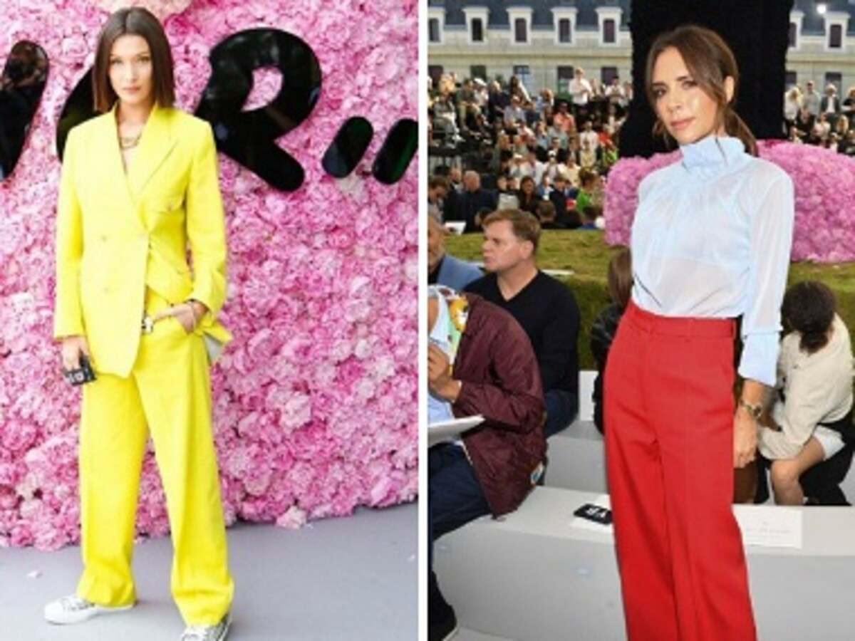 Bella Hadid Attends Virgil Abloh's Louis Vuitton Menswear Show In Paris