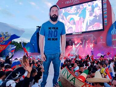 FIFA World Cup 2018: Meet Javier, the World Cup-crazy cardboard cut-out in Russia