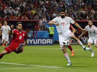 FIFA World Cup 2018: Spain's Diego Costa denies 'stamping' on Iran goalkeeper Ali Beiranvand but admits to 'lucky' goal FIFA World Cup 2018: Spain's Diego Costa denies 'stamping' on Iran goalkeeper Ali Beiranvand but admits to 'lucky' goal