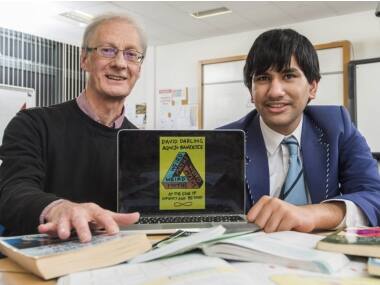 Math whiz Agnijo Banerjee talks about his new book, working with mentor David Darling