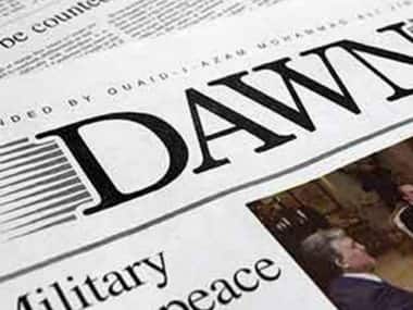 Pakistan daily Dawn says govt officials are barring its circulation in Sindh, Punjab and Balochistan ahead of polls