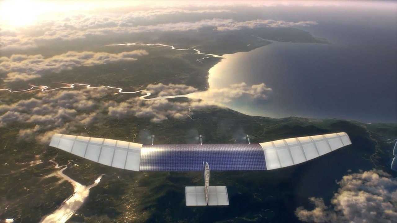 Facebook Project Aquila drone impression. Image: Internet.org