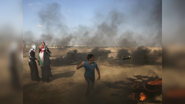 Israel, Palestine exchange heavy fire after woman paramedic killed at Gaza border