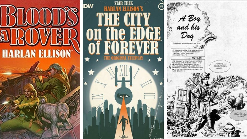 Works by Harlan Ellison. Images from Twitter
