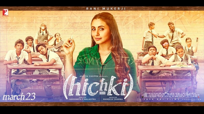 Poster of Hichki. Twitter/@sidpmalhotra