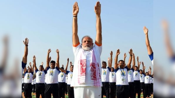 International Yoga Day 2018: Modi performs aasanas in Dehradun as controversy erupts in West Bengal; Kota fetches world record