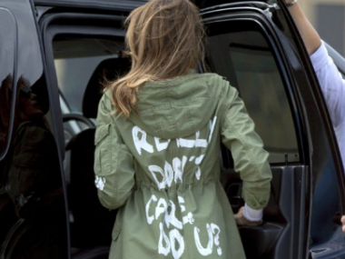 'I really don't care, do you?': Melania Trump sparks controversy after wearing insensitive jacket to migrant children camp in Texas 'I really don't care, do you?': Melania Trump sparks controversy after wearing insensitive jacket to migrant children camp in Texas