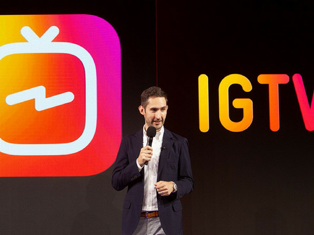 IGTV launch at an event in San Francisco. Image: Instagram Press 