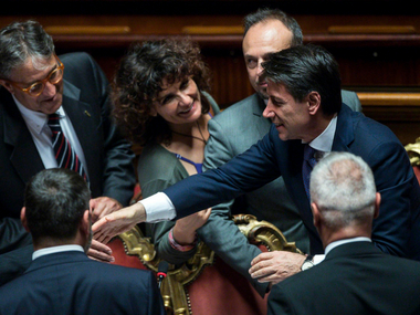 Italy's new populist government under Giuseppe Conte wins second and final confidence vote Italy's new populist government under Giuseppe Conte wins second and final confidence vote
