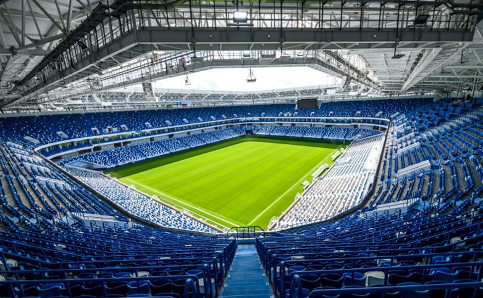 Kaliningrad Stadium: Kaliningrad is the capital of a sliver of Russian land cut off from the rest of the country and sandwiched between Poland and Lithuania. The stadium is a compact, modest design which has been built quickly. There have been repeated allegations of corruption involving the stadium, including several arrests. AFP Kaliningrad Stadium: Kaliningrad is the capital of a sliver of Russian land cut off from the rest of the country and sandwiched between Poland and Lithuania. The stadium is a compact, modest design which has been built quickly. There have been repeated allegations of corruption involving the stadium, including several arrests. AFP