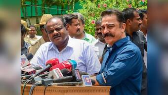 Cauvery debate: Kamal Haasan shows signs of astute politician by meeting Kumaraswamy as Rajini gets busy with 'Kaala' release