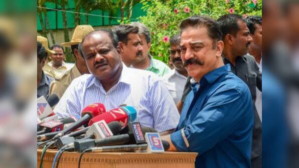 Cauvery debate: Kamal Haasan shows signs of astute politician by meeting Kumaraswamy as Rajini gets busy with 'Kaala' release