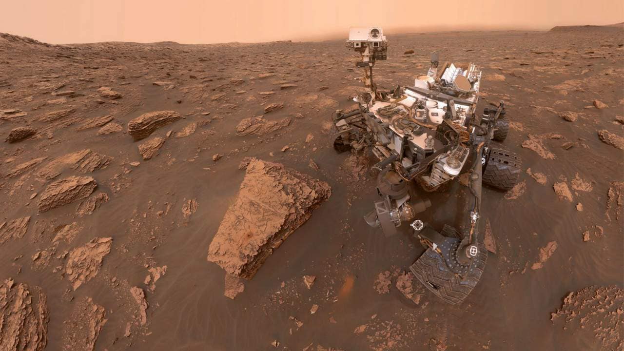 A self-portrait taken by NASA's Curiosity rove. Image: NASA