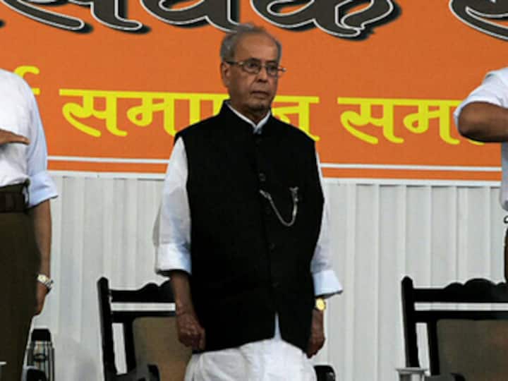 RSS condemns morphed photo of Pranab Mukherjee at Nagpur event, says 'frustrated forces' indulging in 'dirty tricks'