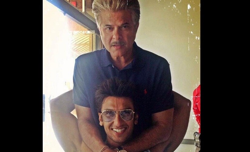 Anil Kapoor and Ranveer Singh. Twitter @RanveeriansFC