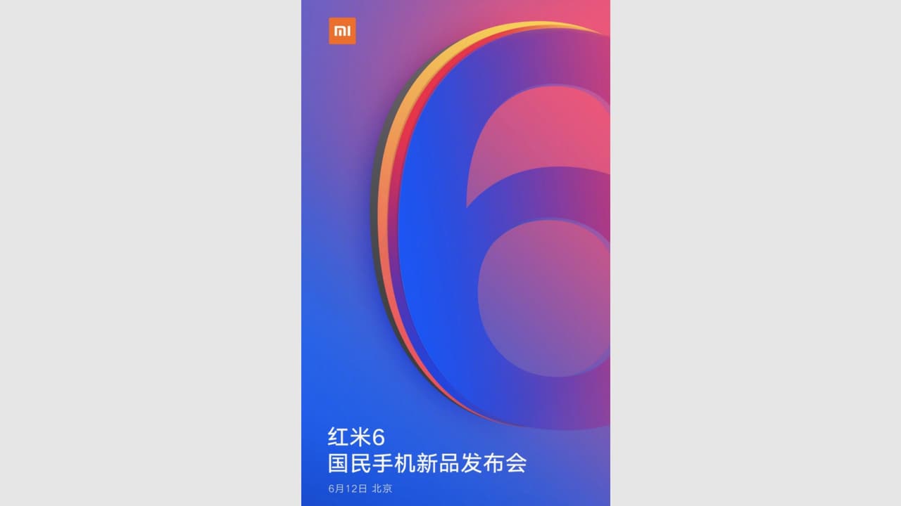 Redmi 6 official poster. Image: Weibo