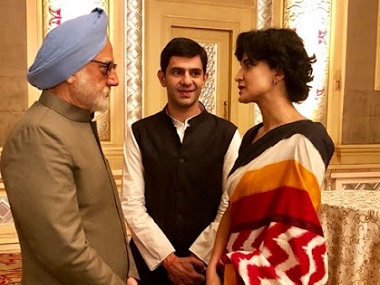 The Accidental Prime Minister: Anupam Kher introduces Arjun Mathur as Rahul, Aahana Kumra as Priyanka Gandhi The Accidental Prime Minister: Anupam Kher introduces Arjun Mathur as Rahul, Aahana Kumra as Priyanka Gandhi