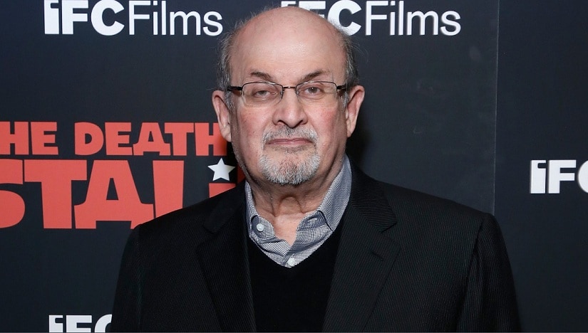Sir Salman Rushdie. Image from Twitter@BooksBySimon 