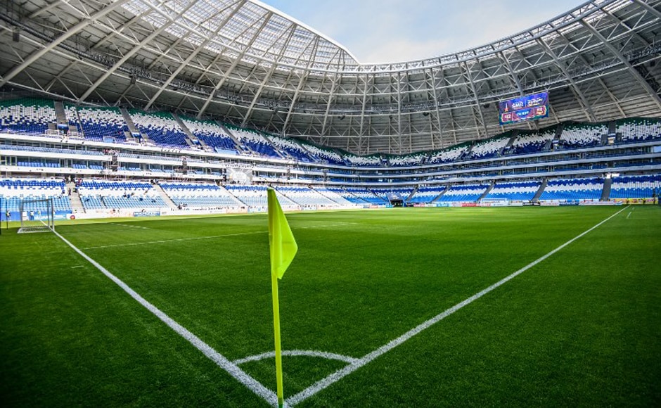 Samara Arena: This stadium in the Volga River city of Samara was an ambitious project that narrowly finished on time for the upcoming World Cup. Its ambitious design — a glass dome evoking Samara's history as a center of the Russian space program — needed extra time to build that was finally opened in April. AFP Samara Arena: This stadium in the Volga River city of Samara was an ambitious project that narrowly finished on time for the upcoming World Cup. Its ambitious design — a glass dome evoking Samara's history as a center of the Russian space program — needed extra time to build that was finally opened in April. AFP