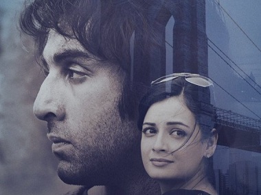Sanju poster: Dia Mirza features as Sanjay Dutt's wife Maanayata with morose-looking Ranbir Kapoor Sanju poster: Dia Mirza features as Sanjay Dutt's wife Maanayata with morose-looking Ranbir Kapoor