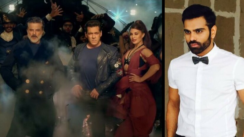 A still from Race 3's song Allah Duhai Hai. Images from Twitter and Youtube