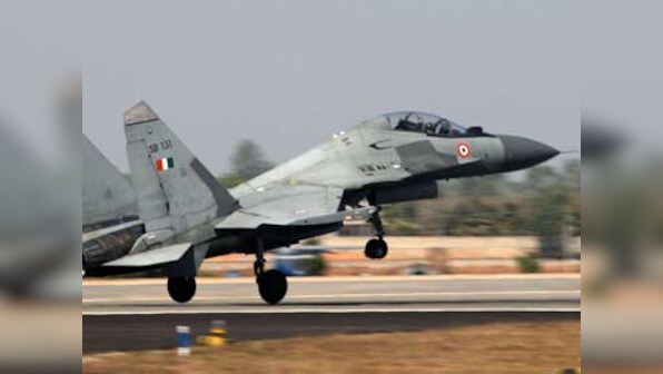 Sukhoi aircraft crashes in paddy field near Assam's Tezpur; pilots eject safely, one of them suffers leg injury