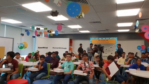 Summer With Google initiative saw 13-year-old coders showing off their apps