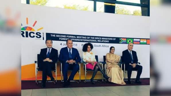 Sushma Swaraj in South Africa: External affairs minister pitches for enriching intra-BRICS co-operation