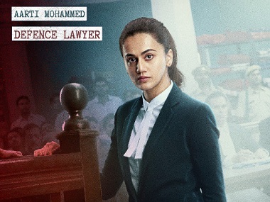 Mulk first look poster: Taapsee Pannu turns defence lawyer in Anubhav Sinha's courtroom drama Mulk first look poster: Taapsee Pannu turns defence lawyer in Anubhav Sinha's courtroom drama