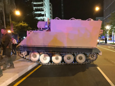 American soldier steals tank from Virginia national guard base, leads police on high-speed chase American soldier steals tank from Virginia national guard base, leads police on high-speed chase