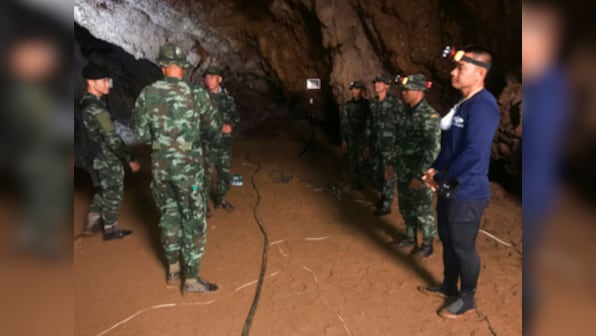 Under-16 soccer team, coach feared trapped in flooded Thailand cave; navy hopeful of rescuing them