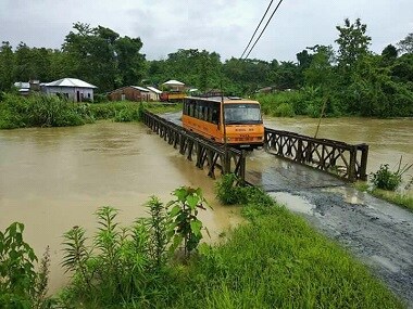 Tripura's Unakoti district is the worst-affected by the floods. Image Courtesy: Ayub Sarkar/101Reporters