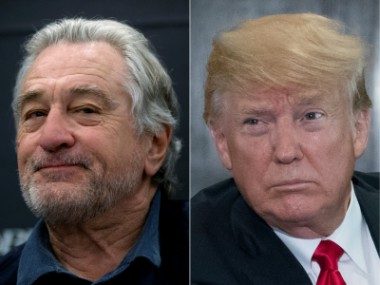 Robert De Niro's Broadway musical disrupted by Trump supporter holding up 'Keep America Great' banner Robert De Niro's Broadway musical disrupted by Trump supporter holding up 'Keep America Great' banner