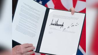 Donald Trump-Kim Jong-un summit: Full text of joint document signed by the US president, North Korean leader