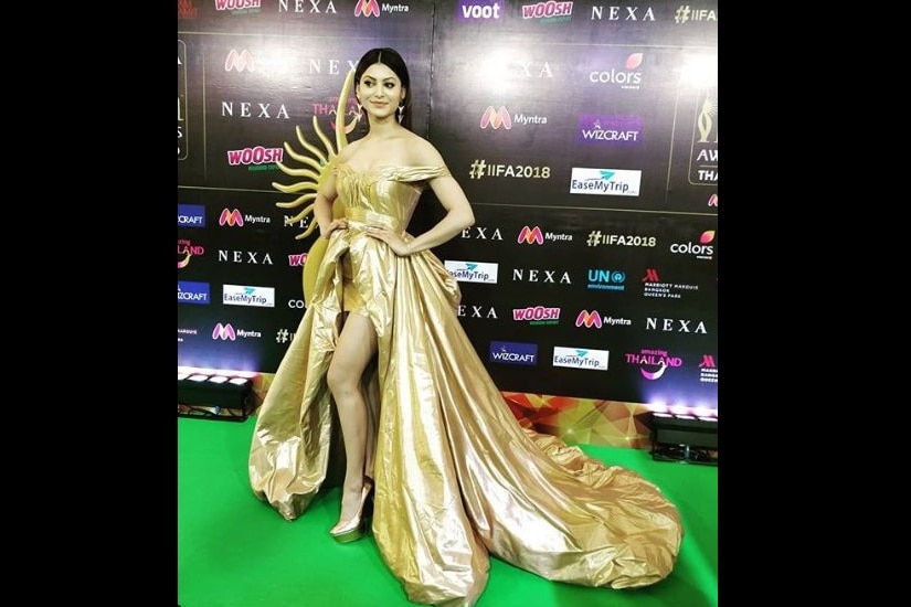 Urvashi Rautela at IIFA 2018. Image via Instagram