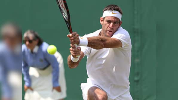Wimbledon 2018: Juan Martin del Potro beats Benoit Paire in straight sets to reach fourth round; Milos Raonic advances