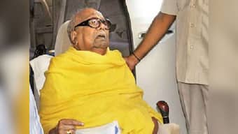 M Karunanidhi's blood pressure stabilises but DMK chief to stay in ICU, says daughter Kanimozhi