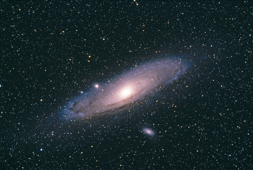   The galaxy of Andromeda. Wikimedia Commons 