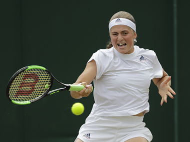 Wimbledon 2018: Jelena Ostapenko storms into quarter-final with straight-sets win over Aliaksandra Sasnovich Wimbledon 2018: Jelena Ostapenko storms into quarter-final with straight-sets win over Aliaksandra Sasnovich