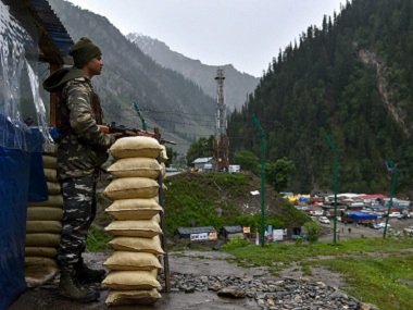 Sixth batch of Amarnath pilgrims leaves Jammu for shrine in Himalayas; 23,718 devotees on yatra since 28 June Sixth batch of Amarnath pilgrims leaves Jammu for shrine in Himalayas; 23,718 devotees on yatra since 28 June