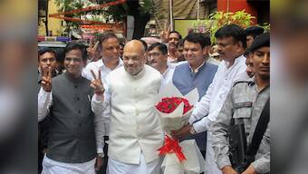 Amit Shah in Mumbai: BJP chief discusses 23-point strategy for 2019 Lok Sabha polls, meets Lata Mangeshkar