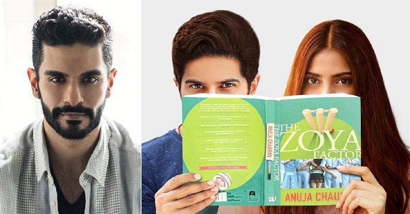 Angad Bedi joins Dulquer Salmaan and Sonam Kapoor in the Zoya Factor. Image via Twitter