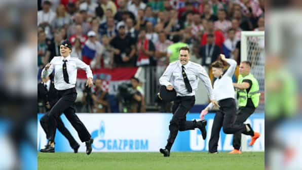 FIFA World Cup 2018: Anit-Kremlin punk band Pussy Riot invade pitch during France-Croatia final