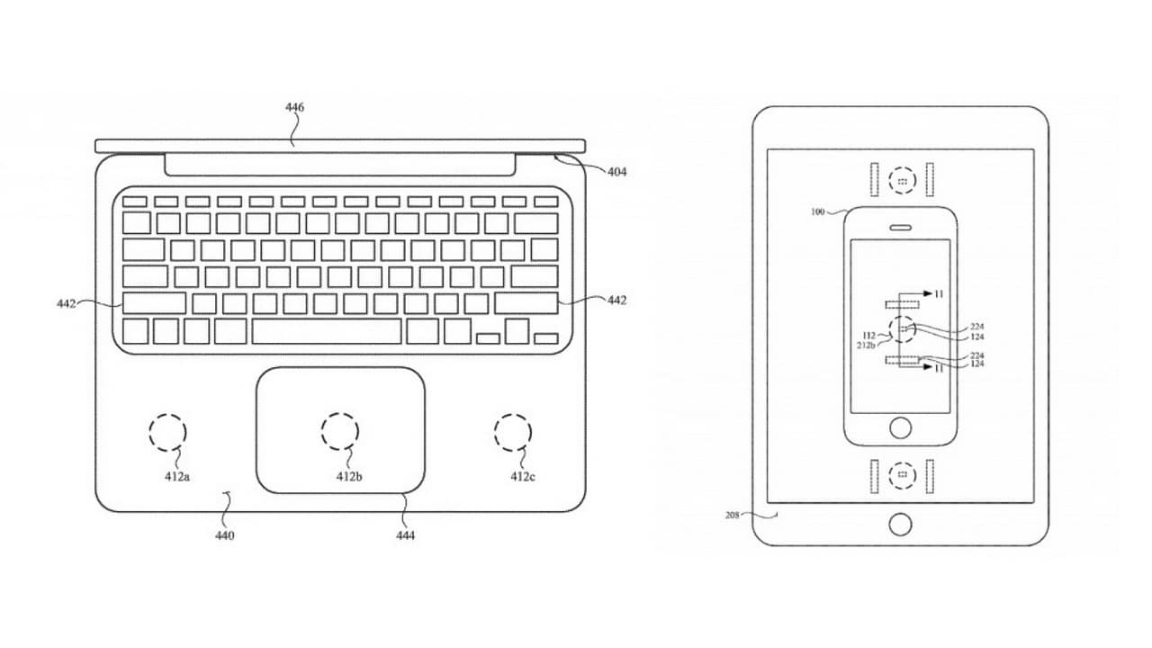 Sketches from the patent filed by Apple. Image: US Patent and Trademark Office