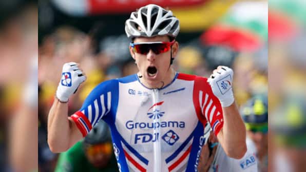 Tour de France 2018: Frenchman Arnaud Demare wins 18th stage with sprint finish, Geraint Thomas retains lead