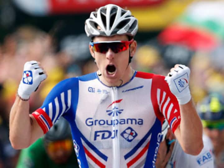 Tour de France 2018: Frenchman Arnaud Demare wins 18th stage with sprint finish, Geraint Thomas retains lead